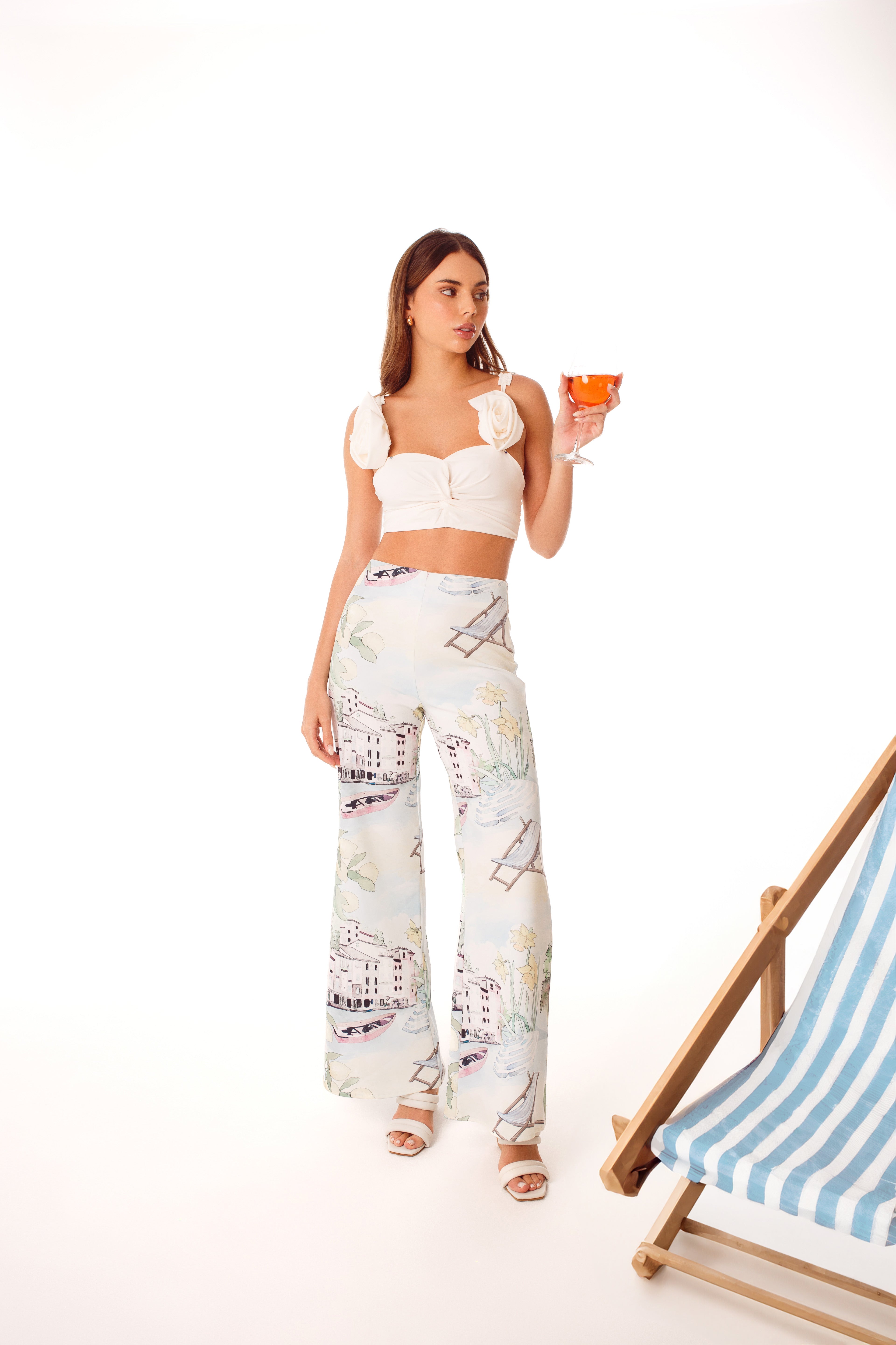 PANTALON LAURA PRINT ITALA PASTEL