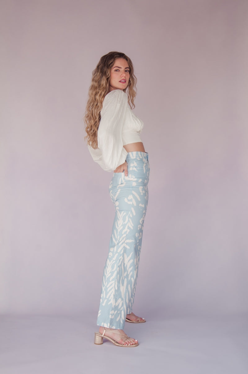 PANTALON ZEBRA AZUL