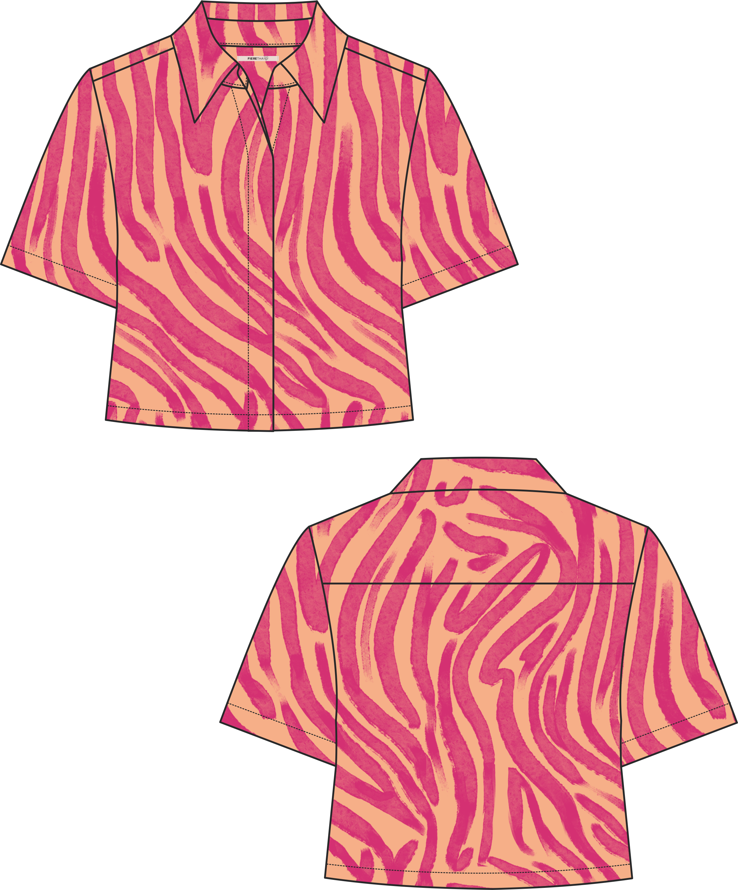 CAMISA ANDREINA PINK MELON