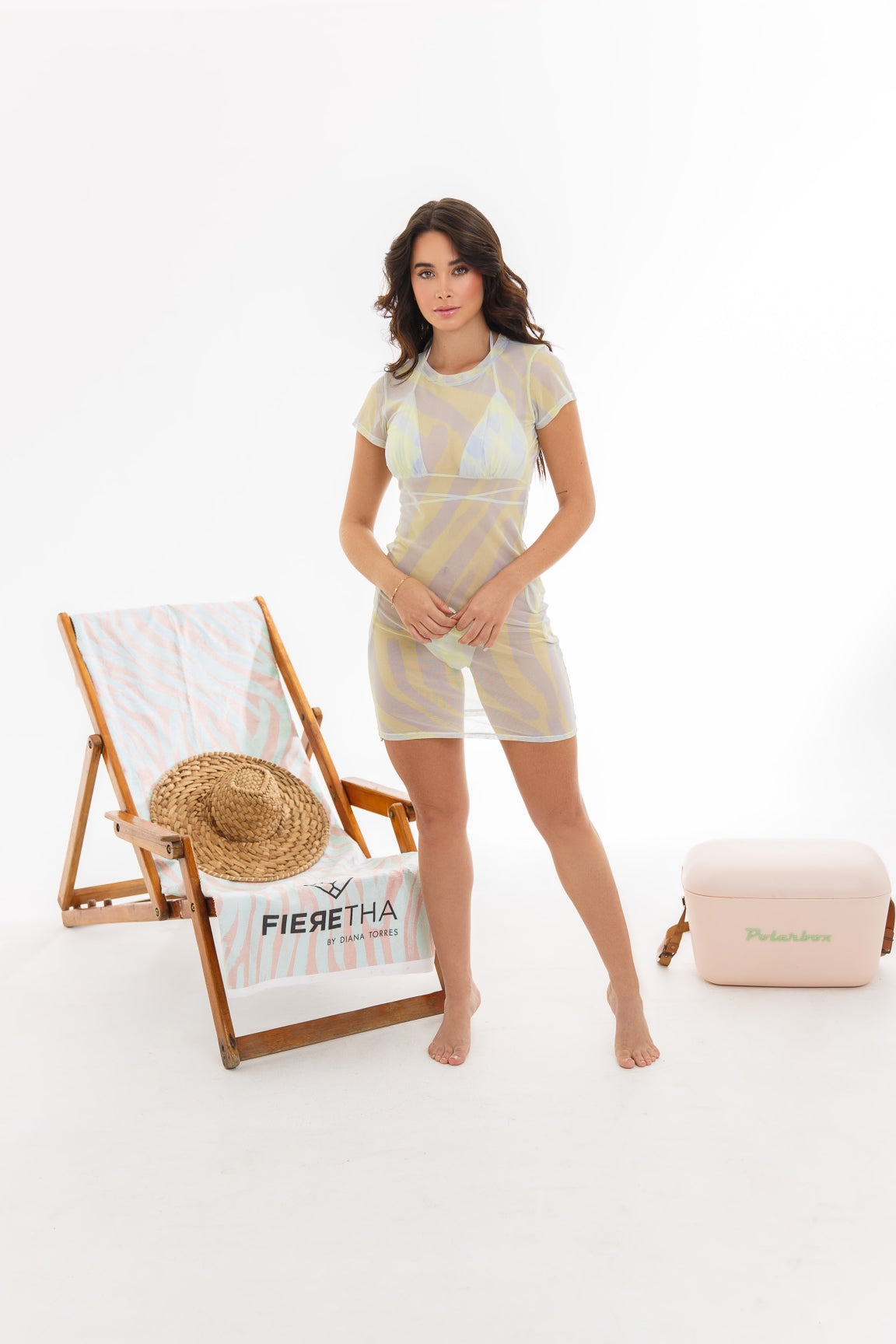 BIANCA VESTIDO - PRINT AMARILLO