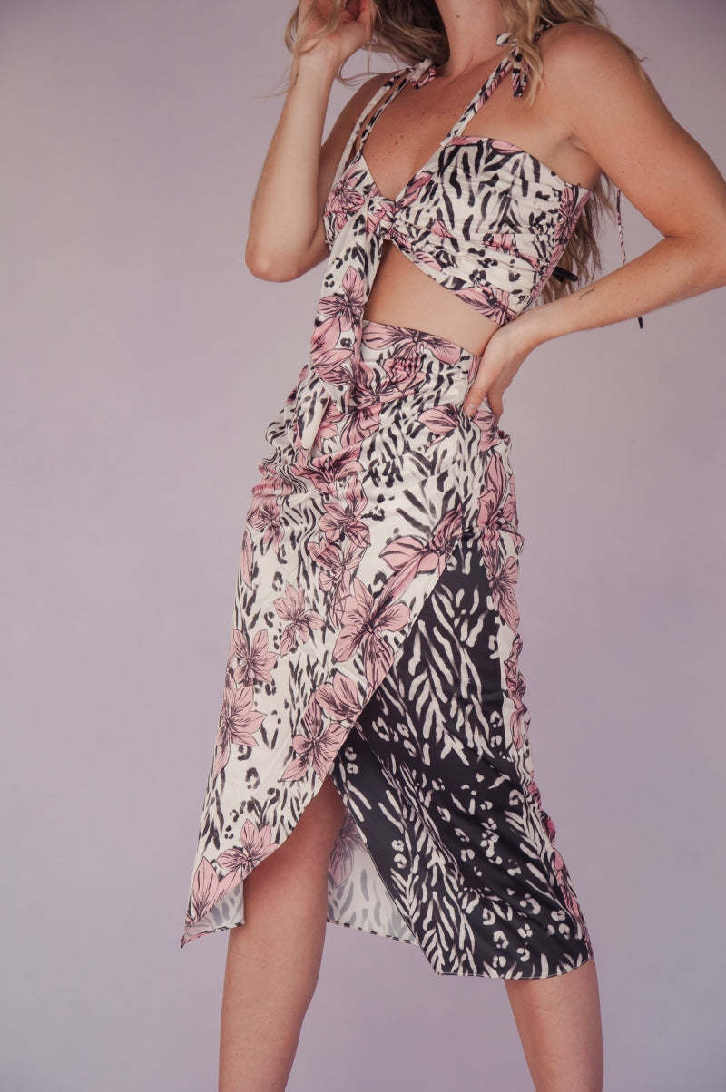 SET SIARA - Print Duo Flores Rosas